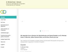Tablet Screenshot of dr-kober.com